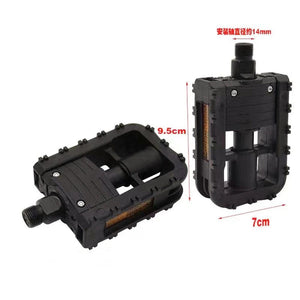 Planet Gates Mountain Road Bike Pedal Universal Bicycle Pedal Footboard with Reflector Riding Accessories for Folding eBike Electric Vehicle