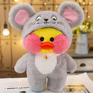 Planet Gates Mouse / 30CM 30cm Kawaii LaLafanfan Transformed Panda Yellow Duck Plush Stuffed Soothing Toys Soft Animal Dolls For Girl Kids Birthday Gifts