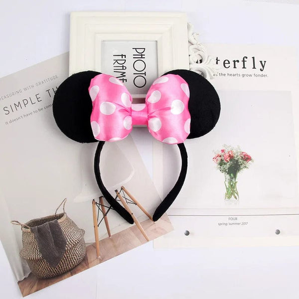 Planet Gates Mouse Headband Cartoon Ears Sequin Bows Hairband Party Cosplay Hair Accessories Children Adults Toys Gift