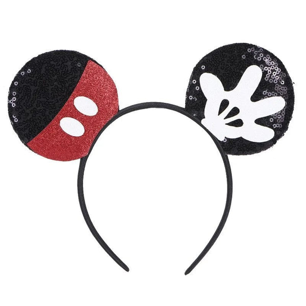 Planet Gates Mouse Headband Cartoon Ears Sequin Bows Hairband Party Cosplay Hair Accessories Children Adults Toys Gift