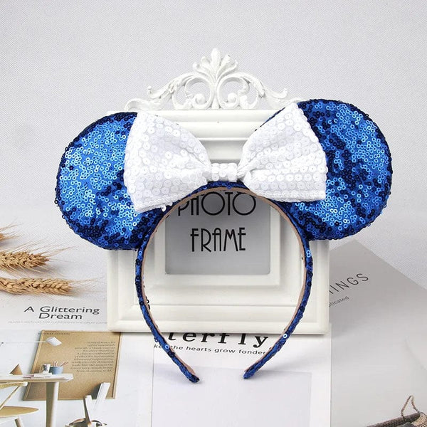 Planet Gates Mouse Headband Cartoon Ears Sequin Bows Hairband Party Cosplay Hair Accessories Children Adults Toys Gift