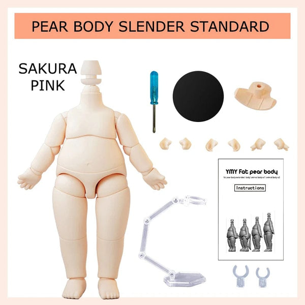 Planet Gates Movable Joint Ymy Doll Fat Animal Body Cat Foot Animal Tail Doll Replace Body Accessories For Nendoroids, Ob11, Gsc, Obitsu 11