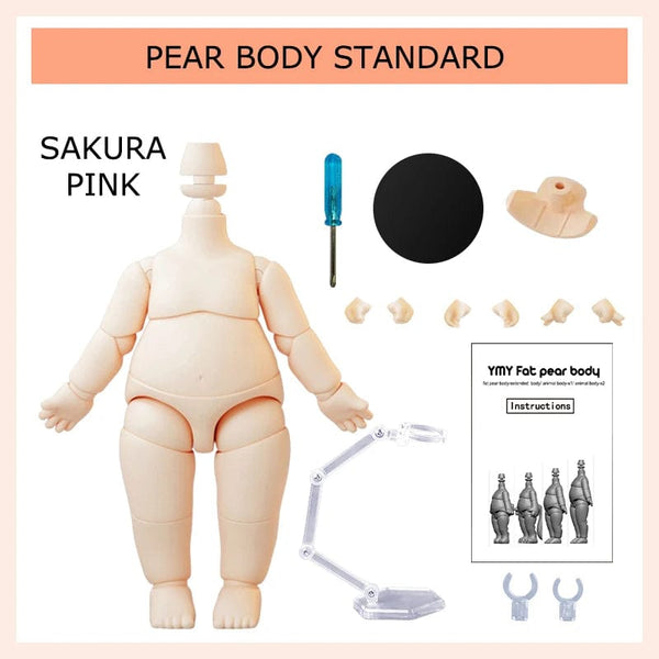 Planet Gates Movable Joint Ymy Doll Fat Animal Body Cat Foot Animal Tail Doll Replace Body Accessories For Nendoroids, Ob11, Gsc, Obitsu 11