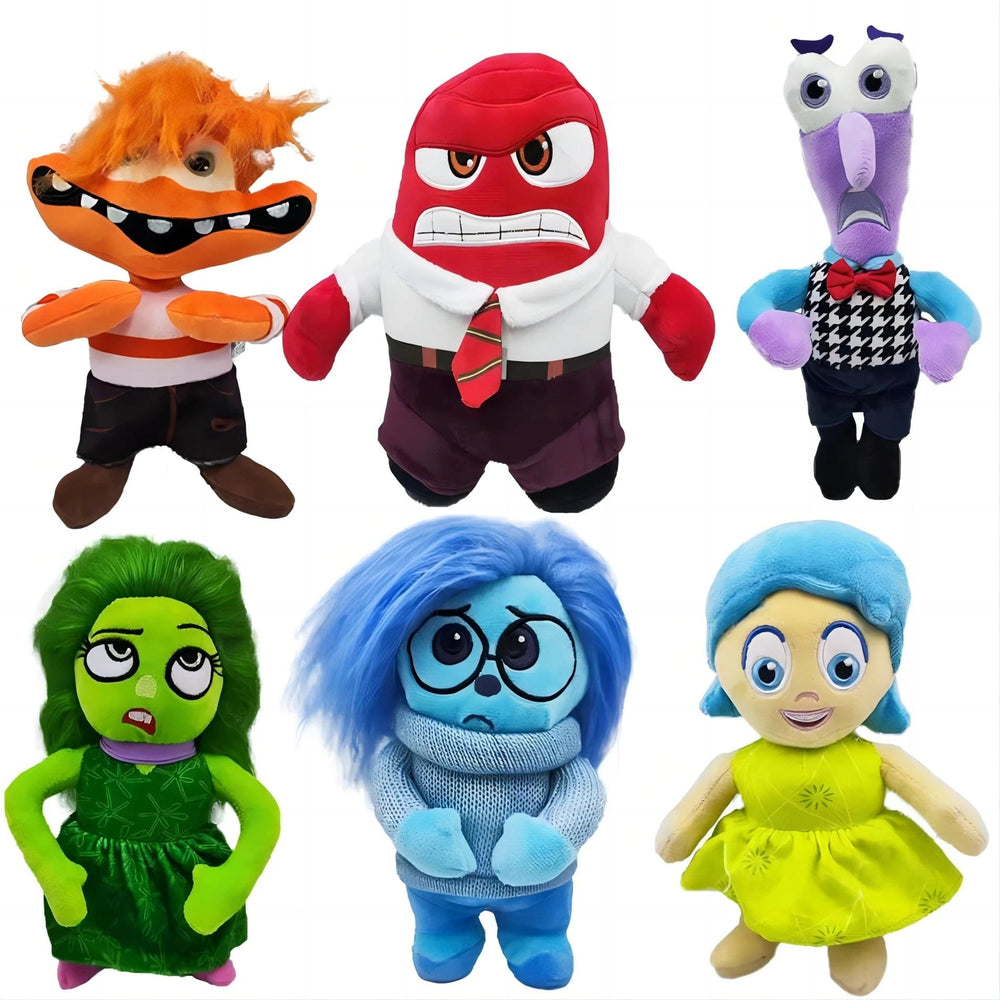 Planet Gates Movie Inside Out Cartoon characters Bing Bong Joy Sadness Anger Disgust Fear Anxiety Plush toys doll Gifts for children