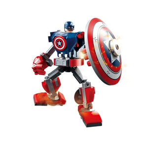 Planet Gates Movie Superhero Avengers Doll Building Blocks Thor Iron Man Spider-Man Joint Movable Model Assembled Building Block Toys