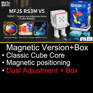 Planet Gates MoYu RS3M V5 3X3 Magnetic Magic Speed Cube Professional Fidget Toys RS3 M 2023 V5 Cubo Magico Puzzle