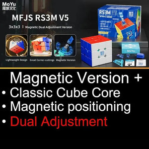 Planet Gates MoYu RS3M V5 3X3 Magnetic Magic Speed Cube Professional Fidget Toys RS3 M 2023 V5 Cubo Magico Puzzle