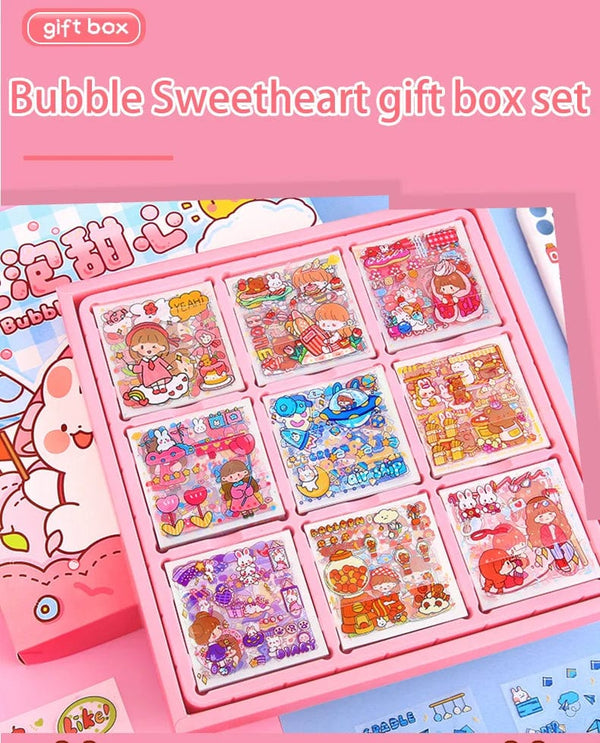 Planet Gates Mr. Paper 50pcs Waterproof PET Cartoon Cute Stickers Children Handbook Decoration Kawaii Stickers Korean Stationery Supplies