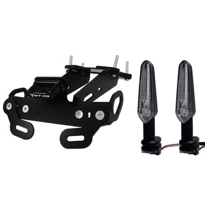 Planet Gates MT-MT-09 with Signal For Yamaha MT-09 MT09 MT 09 SP 2021 2022 Rear Fender Registration Bracket License Plate Holder Frame Tail Tidy with LED light