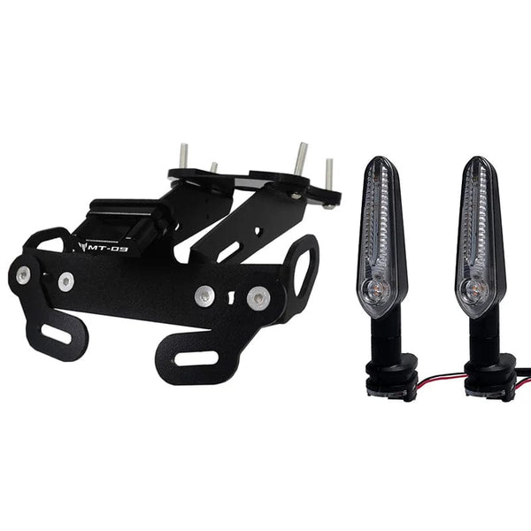 Planet Gates MT-MT-09 with Signal For Yamaha MT-09 MT09 MT 09 SP 2021 2022 Rear Fender Registration Bracket License Plate Holder Frame Tail Tidy with LED light