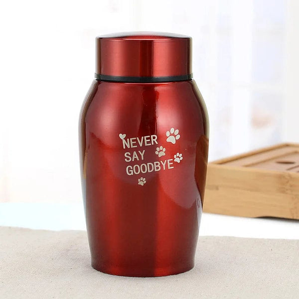 Planet Gates Multi-colored Stainless Steel Pet Urns Dog Cat Bird Mouse Cremation Ashes Urn Sealed Funeral Supplies For Dogs Pet Souvenir Jar