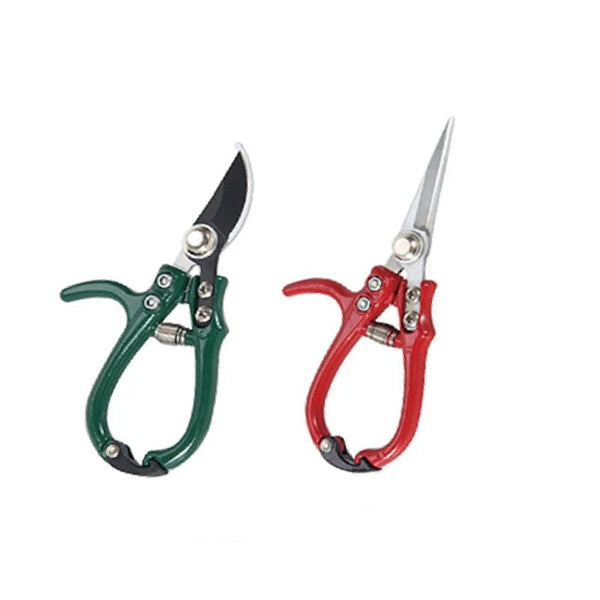 Planet Gates Multi-functional Garden Scissors Manual with Safety Buckle Stainless Steel Spring Gardening Pruning Shear Branch Plant Cutter