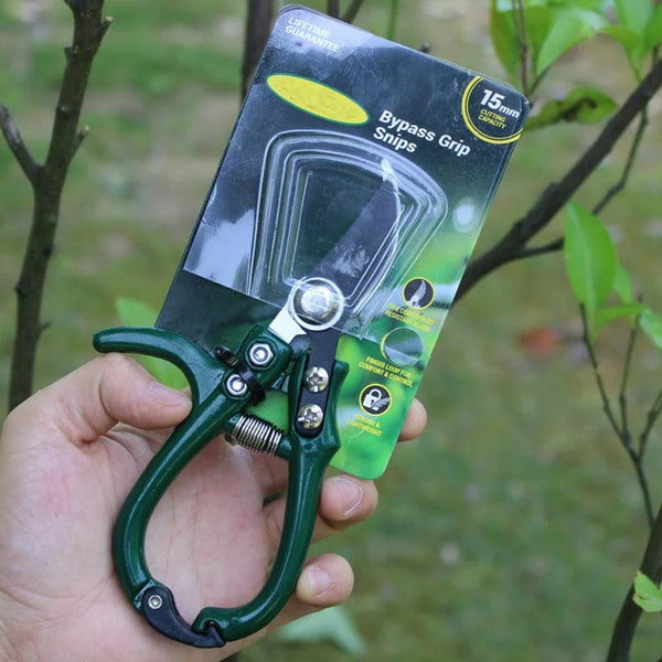 Planet Gates Multi-functional Garden Scissors Manual with Safety Buckle Stainless Steel Spring Gardening Pruning Shear Branch Plant Cutter