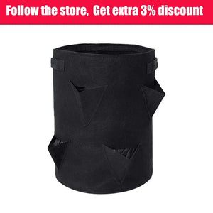 Planet Gates Multi-Mouth Grow Bag 5/7/10 Gallons Strawberry Tomato Planting Bags Reusable Gardens Balconies Flower Herb Planter