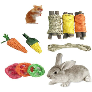 Planet Gates MULTI Pet Rabbit Guinea Pig Dragon Cat Fun Toy Hamster Rabbit Rabbit Tooth Grinding Set Pet Tooth Grinding Snacks