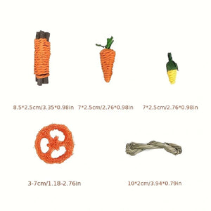 Planet Gates MULTI Pet Rabbit Guinea Pig Dragon Cat Fun Toy Hamster Rabbit Rabbit Tooth Grinding Set Pet Tooth Grinding Snacks