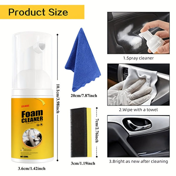Planet Gates Multi-Purpose Car Foam Cleaner, New Multi-Purpose Foam Cleaner, Car Foam Cleaner, Multi-Purpose Foam Cleaner
