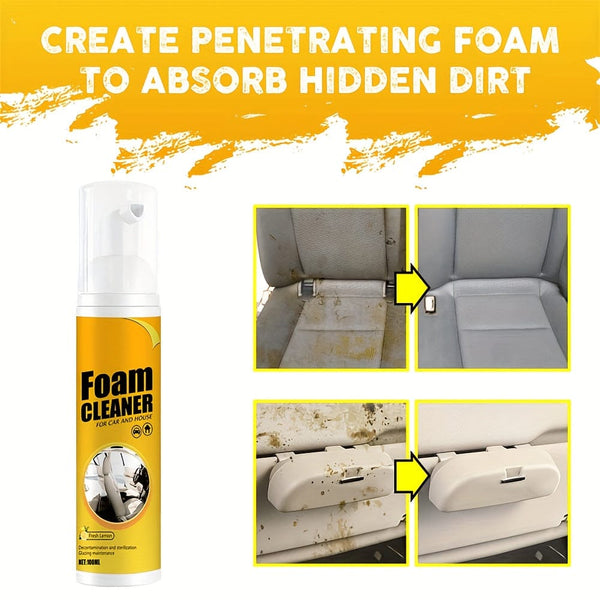 Planet Gates Multi-Purpose Car Foam Cleaner, New Multi-Purpose Foam Cleaner, Car Foam Cleaner, Multi-Purpose Foam Cleaner
