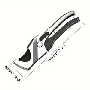 Planet Gates Multi-Purpose Pipe Cutter Non-Slip Water-Resistant Precision Cutting for Plastic & Rubber Tubing PVC Cutter Tool Hand Tools