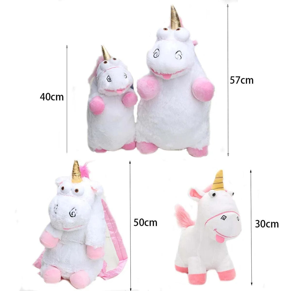 Planet Gates Multi Size Unicorn Doll,Soft Plush 50cm Unicorn Knapsack Toys,Cute Birthday Gift for Girls，Animal Stuffed Toys Throw Pillow