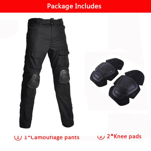 Planet Gates Multicam Camouflage Military Tactical Pants Army Wear-resistant Hiking Pant Paintball Combat Pant With Knee Pads Hunting Clothes