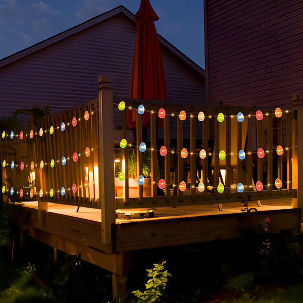 Planet Gates Multicolor / 1pc 1pc Easter Egg String Lights, Fairy String Lights, Bedroom, Living Room, Party, Wedding, Yard, Home, Holiday Party Supplies, Party Decoration, Easter Decoration [Without Battery]