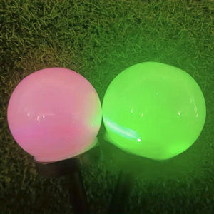 Planet Gates Multicolor / 3 Pcs 3 Pack Solar Garden Light Small White Ball Light Round Ball Bulb Light Led Outdoor Decorative Landscape Garden Villa Lawn Light Ground Plug Light Waterproof