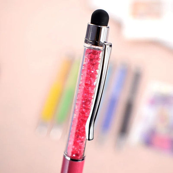 Planet Gates Multicolor Metal Crystal Ballpoint Pen Custom Logo Pen Wedding Souvenir Advertising Gift School Teacher Office Stationery Pens