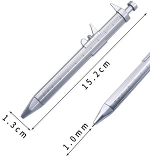 Planet Gates Multifunction Caliper pen Ball-Point 0.5mm ballpoint pen Gel Ink Pen Vernier Caliper Roller Ball Pen Creativity Stationery