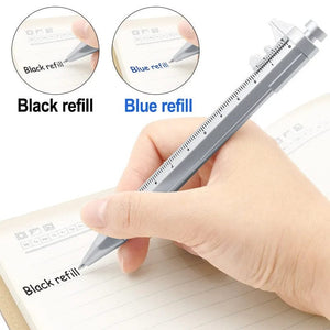 Planet Gates Multifunction Caliper pen Ball-Point 0.5mm ballpoint pen Gel Ink Pen Vernier Caliper Roller Ball Pen Creativity Stationery