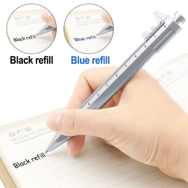 Planet Gates Multifunction Caliper pen Ball-Point 0.5mm ballpoint pen Gel Ink Pen Vernier Caliper Roller Ball Pen Creativity Stationery