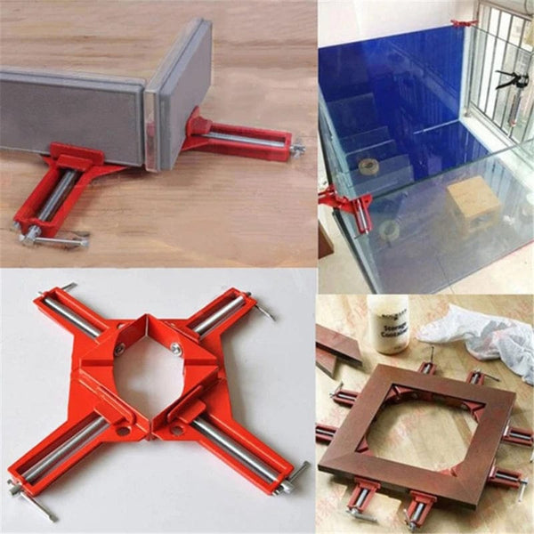 Planet Gates Multifunction DIY 90 Degree Right Angle Clip Picture Frame Corner Clamp Mitre Clamps Corner Holder Carpentry Woodworking Tools