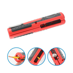 Planet Gates Multifunctional Cable Wire Stripper Cutter Pliers Hand Tool Hardware Tool Portable Anti-skid Handle Strip pen clip