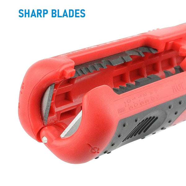 Planet Gates Multifunctional Cable Wire Stripper Cutter Pliers Hand Tool Hardware Tool Portable Anti-skid Handle Strip pen clip