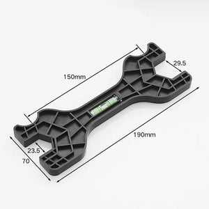 Planet Gates Multifunctional Dual Headed Wrench With Level Manual Tap Spanner Repair Plumbing Tools For Household Faucet Pipe And Toilet