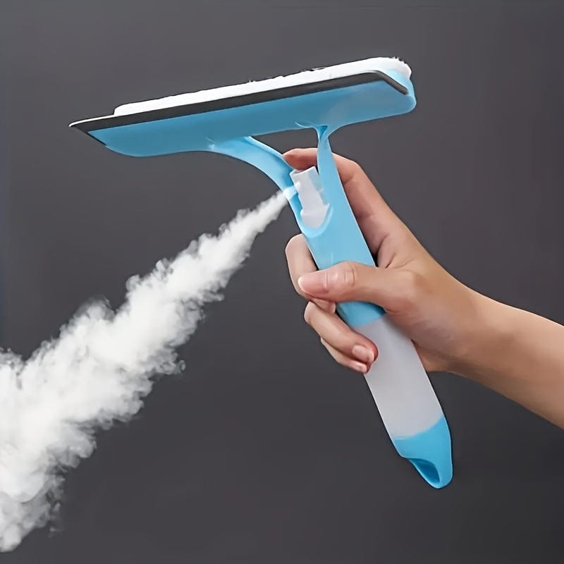 Planet Gates Multifunctional Handheld Shower Window Glass Wiper with Scraper and Sprayer for Home Cleaning Tool for Living Room Tile Car Windshield Mirror