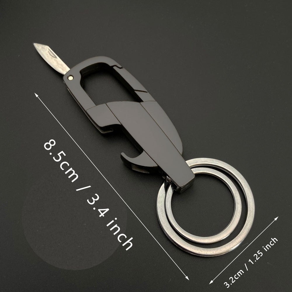 Planet Gates Multifunctional Keychain Bottle Opener Keychain Box Opener Keychain Metal Texture For Father And Boyfriend