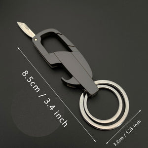 Planet Gates Multifunctional Keychain Bottle Opener Keychain Box Opener Keychain Metal Texture For Father And Boyfriend