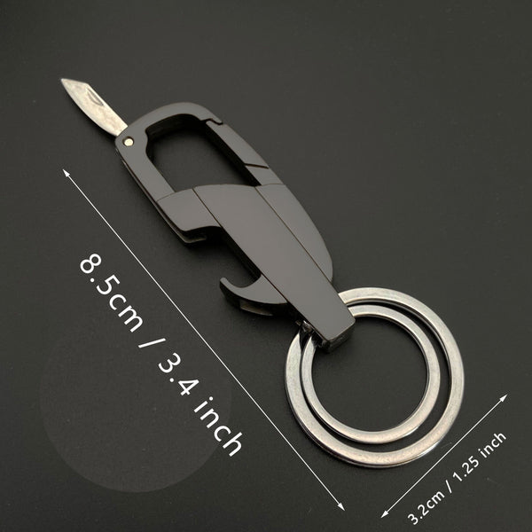 Planet Gates Multifunctional Keychain Bottle Opener Keychain Box Opener Keychain Metal Texture For Father And Boyfriend