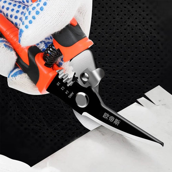 Planet Gates Multifunctional Metal Sheet Cutting Scissor Aviation Snip Straight Cutter Scissor Industrial Professional Hand Tool
