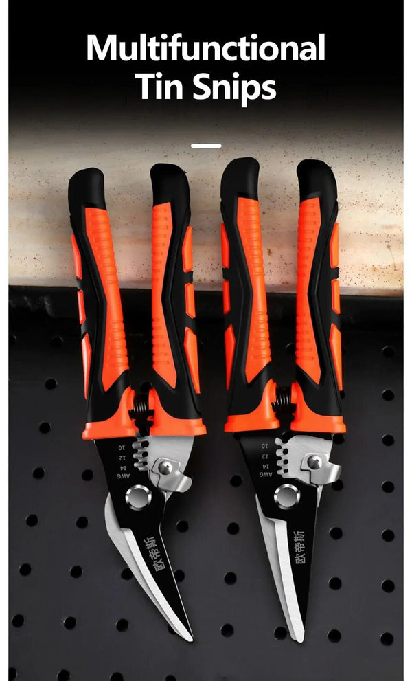 Planet Gates Multifunctional Metal Sheet Cutting Scissor Aviation Snip Straight Cutter Scissor Industrial Professional Hand Tool