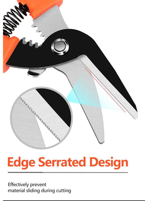 Planet Gates Multifunctional Metal Sheet Cutting Scissor Aviation Snip Straight Cutter Scissor Industrial Professional Hand Tool