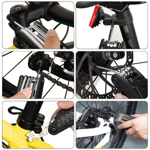 Planet Gates Multifunctional Portable Tool Portable Multi-purpose Tools Multi-purpose Folding Screwdriver Motorcycle Bicycle Repair Tools Hexagonal Wrench Pocket Tool