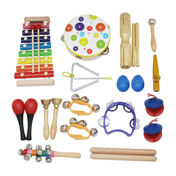 Planet Gates Musical Instruments for Toddlers 1 2 3 Wooden Sensory Percussion Montessori Toys Kids Preschool Educational Baby Music Toys