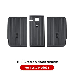 Planet Gates MY backrest cushion / france YZ For Tesla Floor Mats Model 3 Y 2021-2023 Car Four Seasons Waterproof Non-slip Floor Mat NEW  TPE Special Car Accessories