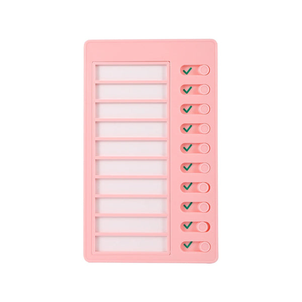 Planet Gates MY CHORES Reusable My Chores Checklist Daily Planner Memo Plastic Board Chore Chart Responsibility Behavior for Kid Self-discipline Card