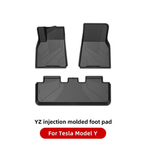 Planet Gates MY single layer / CHINA YZ For Tesla Floor Mats Model 3 Y 2021-2023 Car Four Seasons Waterproof Non-slip Floor Mat NEW  TPE Special Car Accessories