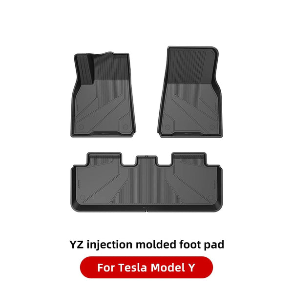 Planet Gates MY single layer / CHINA YZ For Tesla Floor Mats Model 3 Y 2021-2023 Car Four Seasons Waterproof Non-slip Floor Mat NEW  TPE Special Car Accessories