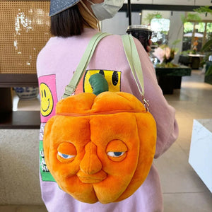 Planet Gates MyRytanda Happy Halloween Plush Toys Slippers Kawaii Ghost Pillow Pumpkin Shoulder Bags Horror Skull Fluffy Dolls