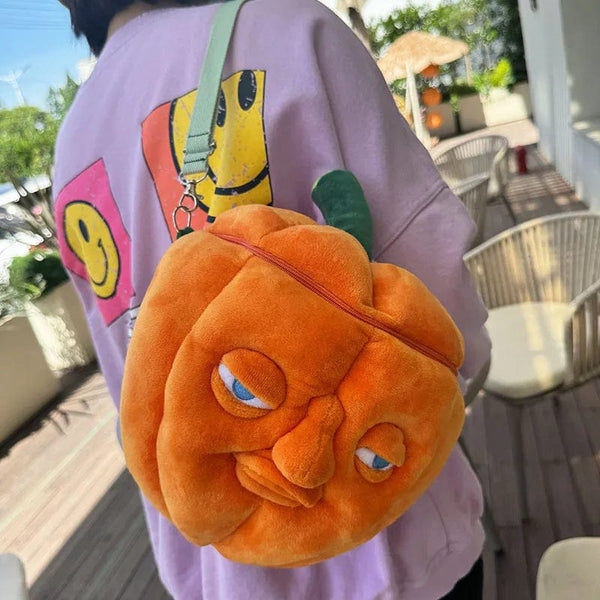 Planet Gates MyRytanda Happy Halloween Plush Toys Slippers Kawaii Ghost Pillow Pumpkin Shoulder Bags Horror Skull Fluffy Dolls